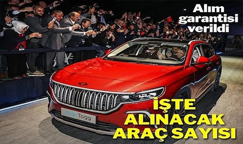 Alım Garantisi Verildi, Devlet Bu Yıl 500 Togg Alacak