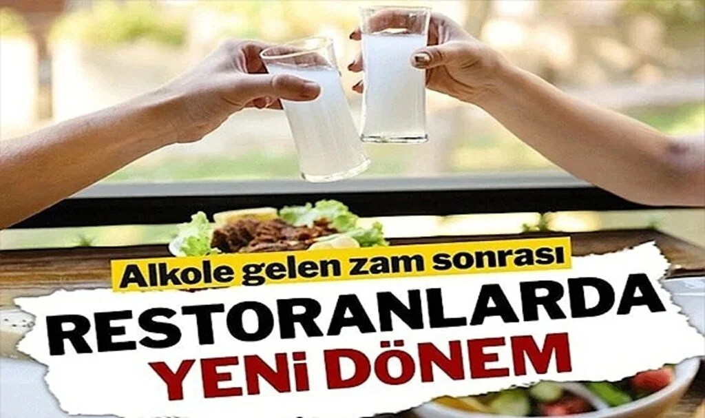 Alkole Gelen Zam Sonrası Restoranlarda Yeni Dönem