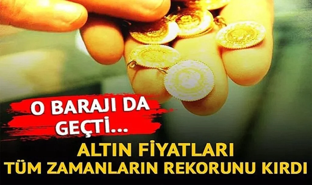 Altın fiyatları rekor tazeledi! O barajı da geçti! Yatırımcılar dikkat