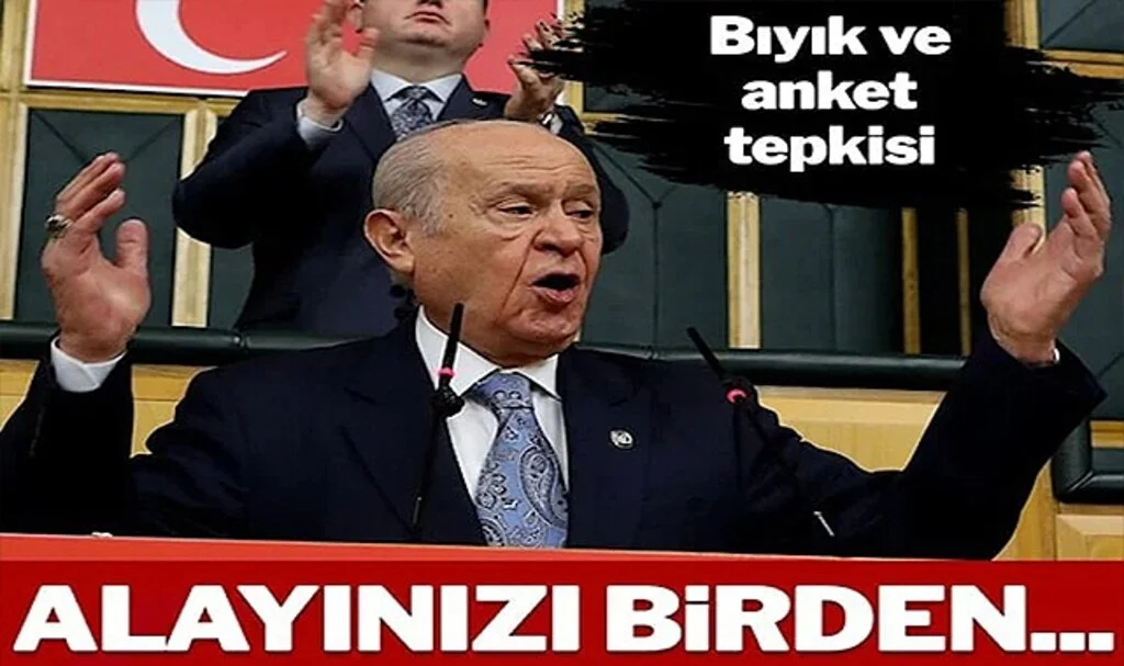 Bahçeli’den Anket Şirketlerine: Alayınızı Birden Çılgına Döndüreceğiz