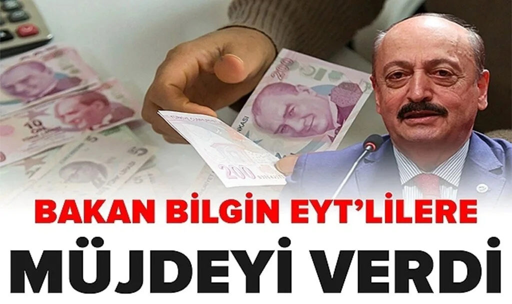 Bakan Bilgin'den EYT'lilere maaş müjdesi: Beklenen soru yanıt bulduBakan Bilgin'den EYT'lilere maaş müjdesi: Beklenen soru yanıt buldu