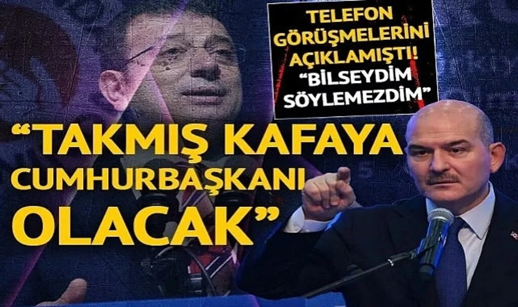 Bakan Soylu'dan 'telefon görüşmesi' göndermesi! İmamoğlu'na böyle tepki gösterdi: "Takmış kafaya Cumhurbaşkanı olacak"