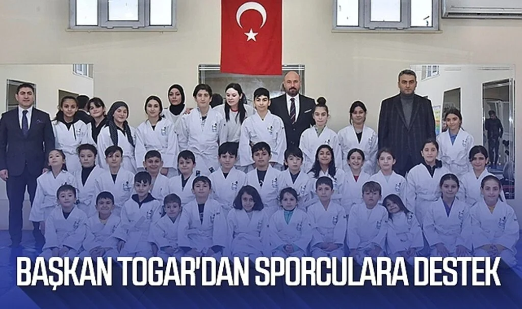 Başkan Hasan Togar'dan sporculara destek