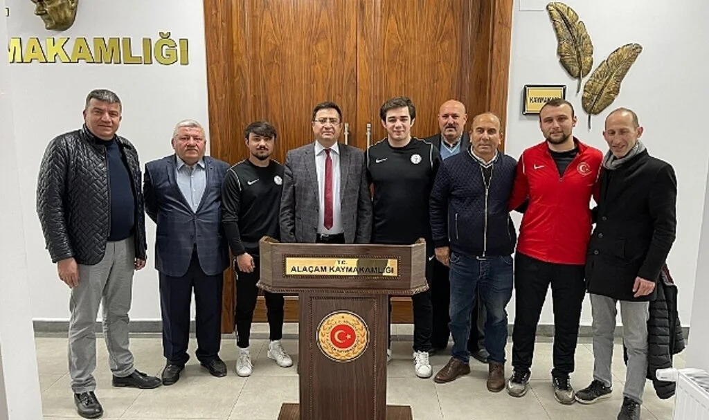 Başkan İnce'den Kaymakam Zaman'a Ziyaret