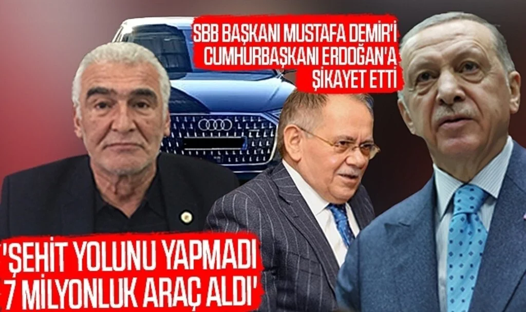 BBP'li Erdal Avcı, SBB Başkanı Mustafa Demir'i Cumhurbaşkanı Erdoğan'a Şikayet Etti