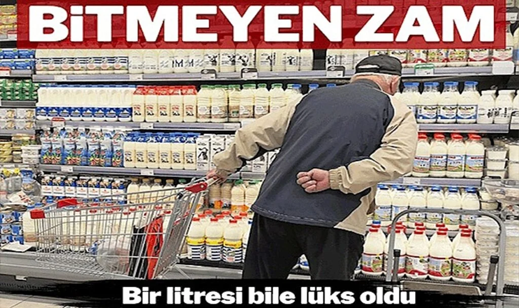 Bir Litre Süt 30 Liraya Koşuyor