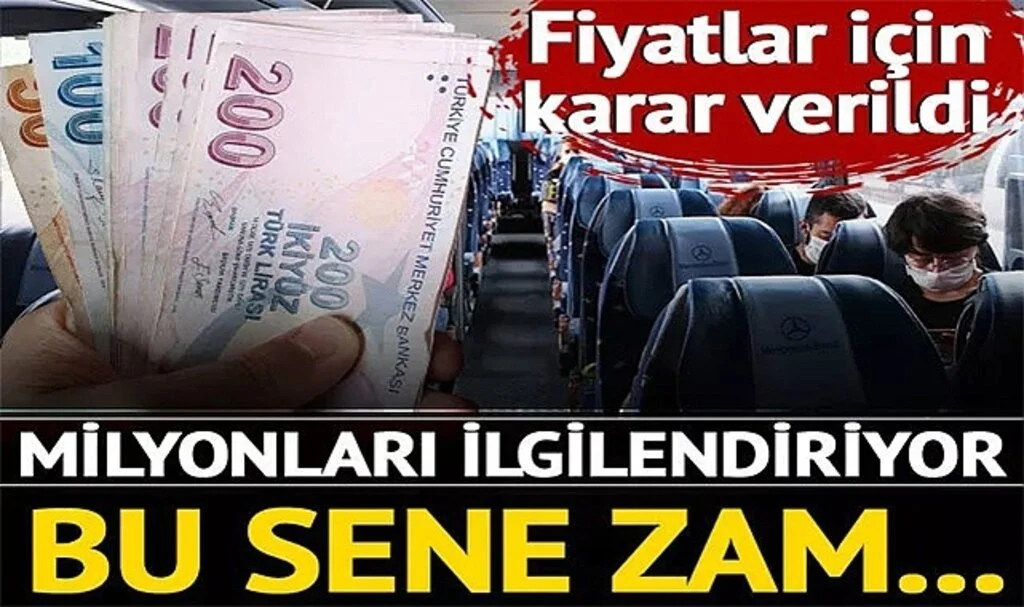 Bu sene zam... Otobüs bileti fiyatları ile ilgili kararı duyurdu! Şehir dışına çıkacak milyonları ilgilendiriyor