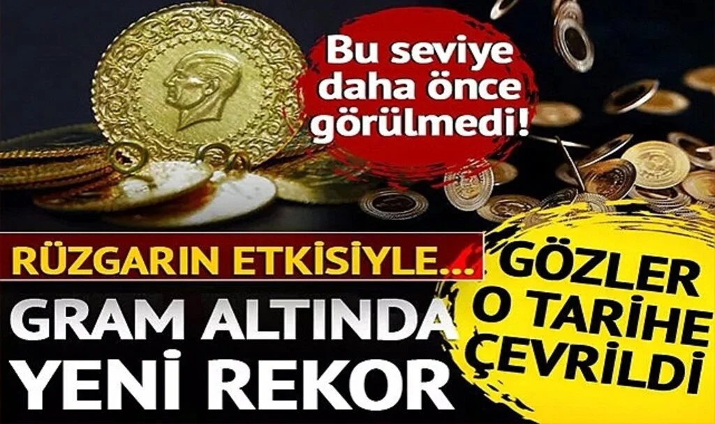 Bu seviye daha önce görülmedi! Gram altında yeni rekor! Rüzgarın etkisiyle altın fiyatları... Gram, çeyrek, cumhuriyet altını ne kadar?