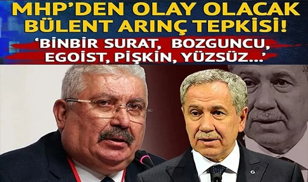 Bülent Arınç'ın gündem yaratan açıklamalarına ittifak ortağından çok sert tepki!