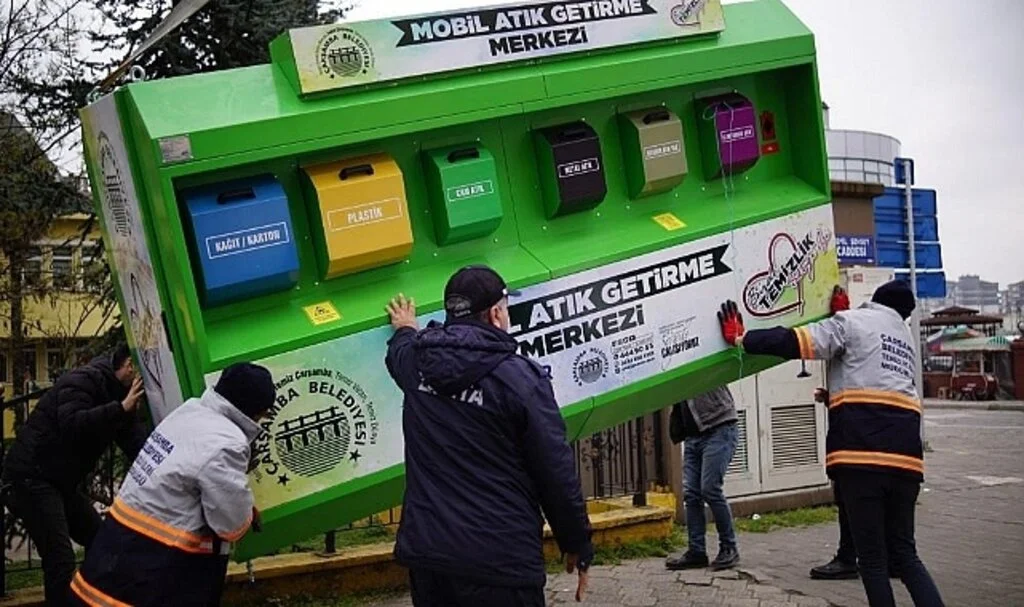 Çarşamba'ya Mobil Atık Getirme Merkezi