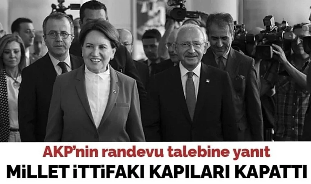CHP ve İYİ Parti'den AKParti'nin randevu talebine 'hayır' yanıtı
