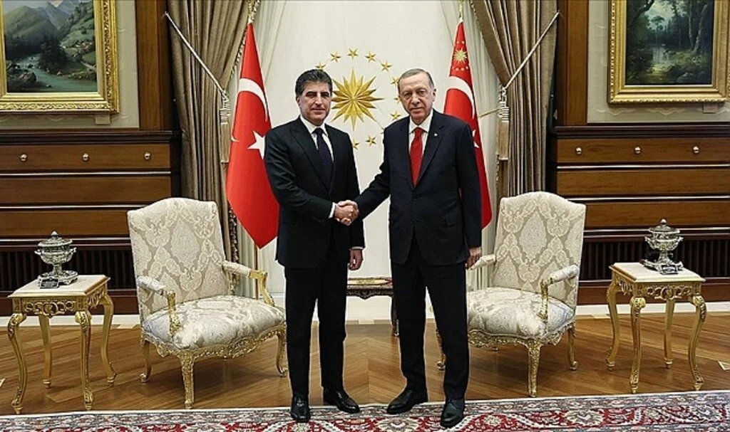 Cumhurbaşkanı Erdoğan, IKBY Başkanı Barzani'yi Kabul Etti
