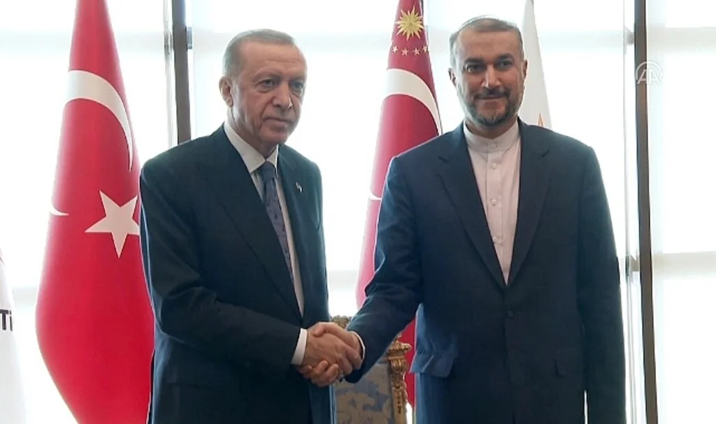 Cumhurbaşkanı Erdoğan, İran Dışişleri Bakanı Abdullahiyan'ı kabul etti