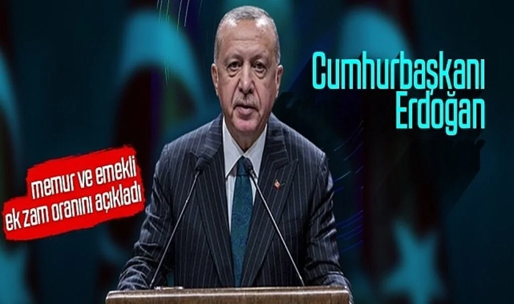 Cumhurbaşkanı Erdoğan: Memur ve emeklilerin maaş zammı yüzde 25