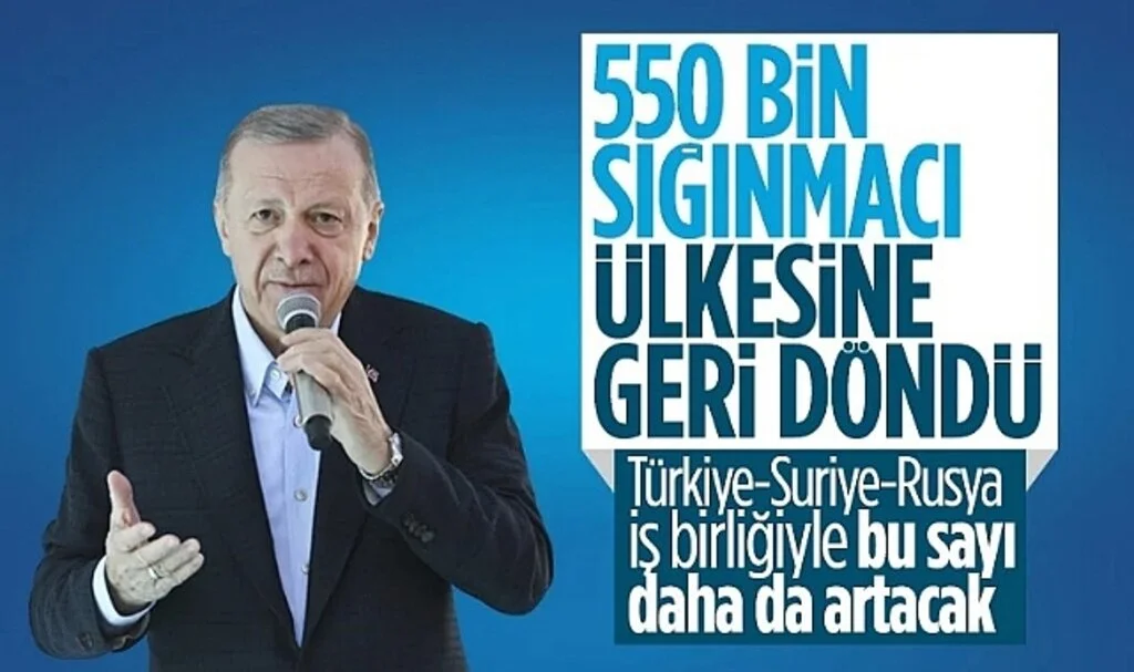 Cumhurbaşkanı Erdoğan: Suriyelilerin Geri Dönüşleri Hızlandı