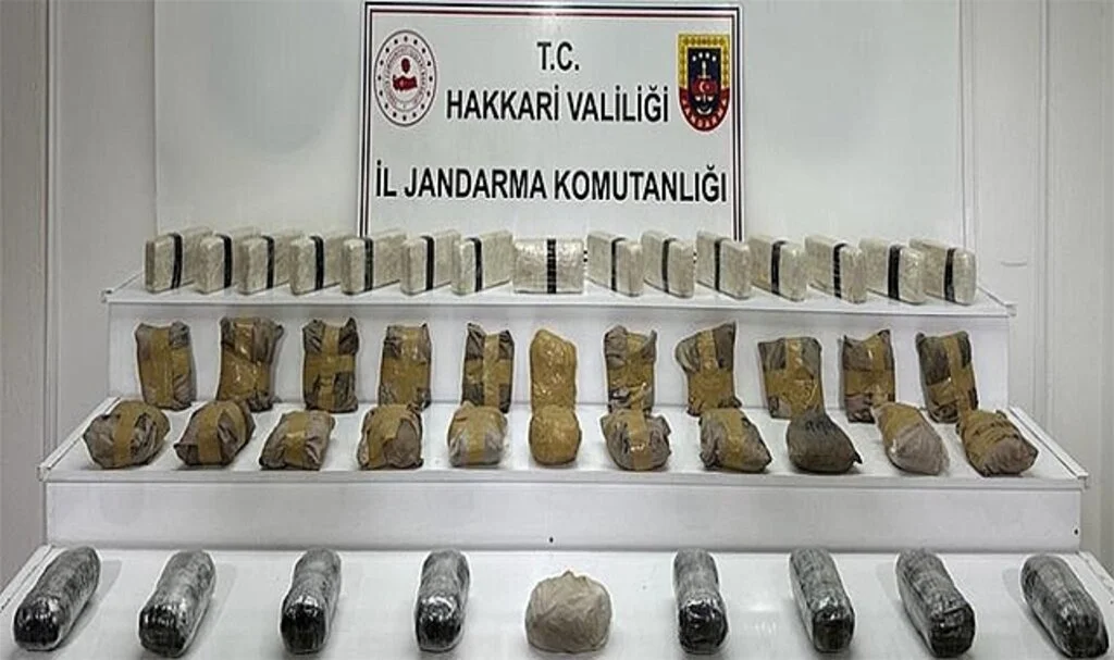 Dere Yatağında 56 Kilo Uyuşturucu Ele Geçirildi