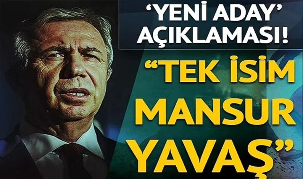 Destekledikleri tek isim Mansur Yavaş! Yeni ittifaktaki son durumu açıkladı: "Kendi adayımızı çıkarıyoruz"