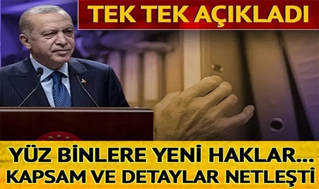 Erdoğan'dan yüz binlerce kişinin beklediği açıklama! Sözleşmeliye kadro müjdesinde detaylar netleşti: Kademe, derece hakkı, kurumlar arası yer değişikliği, unvan değişikliği...