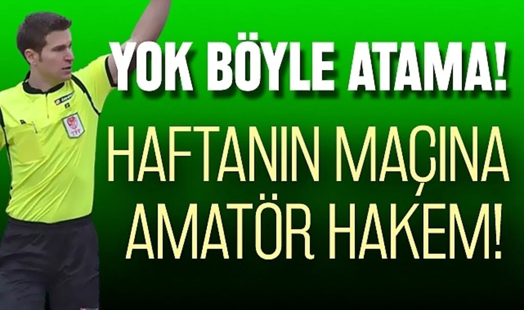 Eyüpspor-Samsunspor Maçına Amatör Hakem Atandı