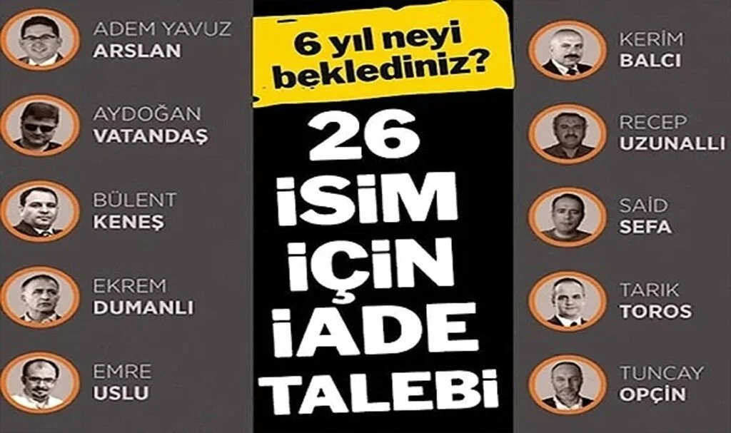 FETÖ’nün Medya Yapılanması İçin İade Talebi… Listeye Alındılar…