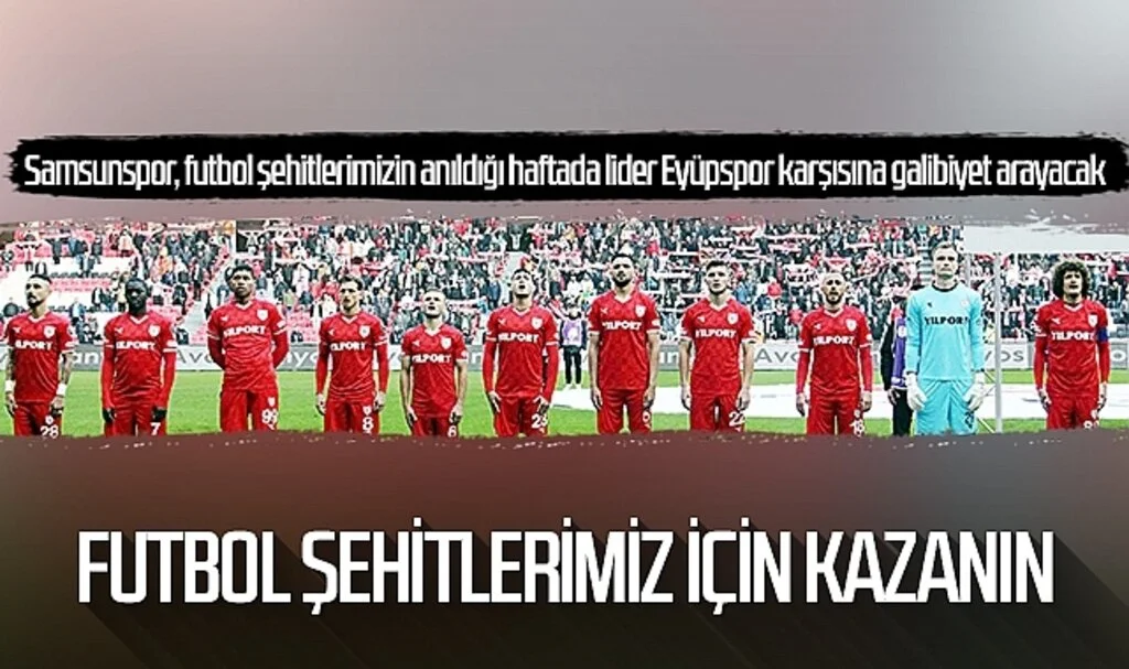 Futbol şehitlerimiz için kazanın 