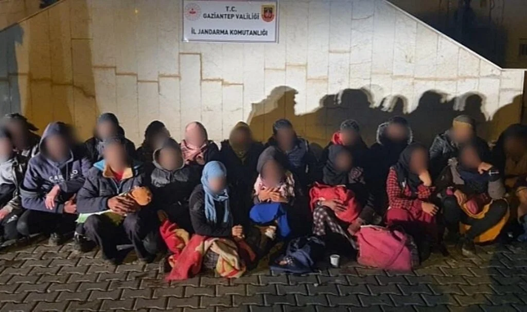 Gaziantep'te 134 Düzensiz Göçmen Yakalandı