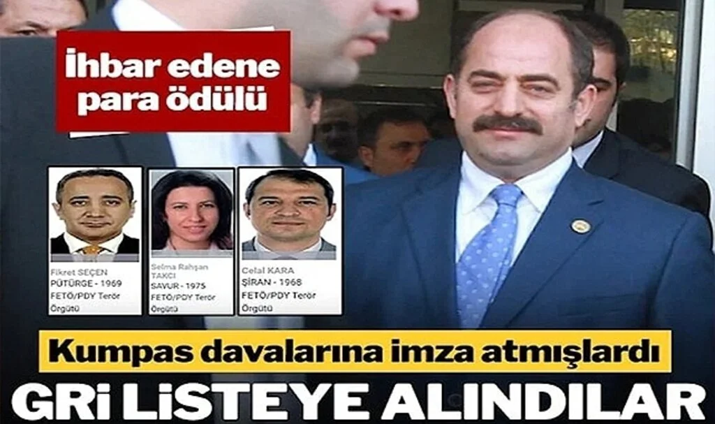 Gri Listeye Alındılar, İhbar Edene Ödül Var