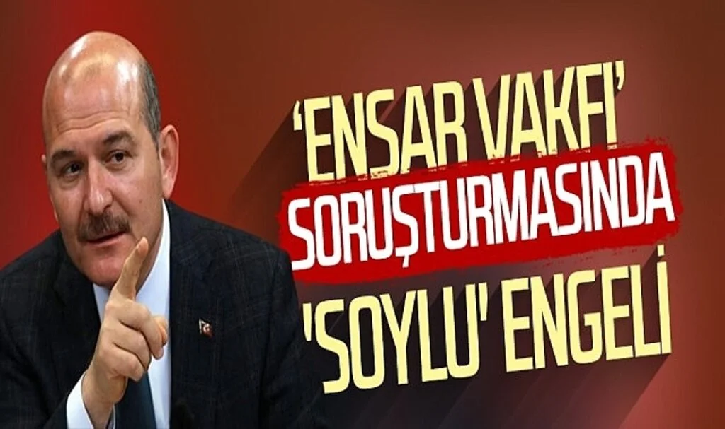 İçişleri Bakanlığı, AKParti'li Üsküdar Belediyesi'ne 'Ensar Vakfı' soruşturmasında kalkan oldu!