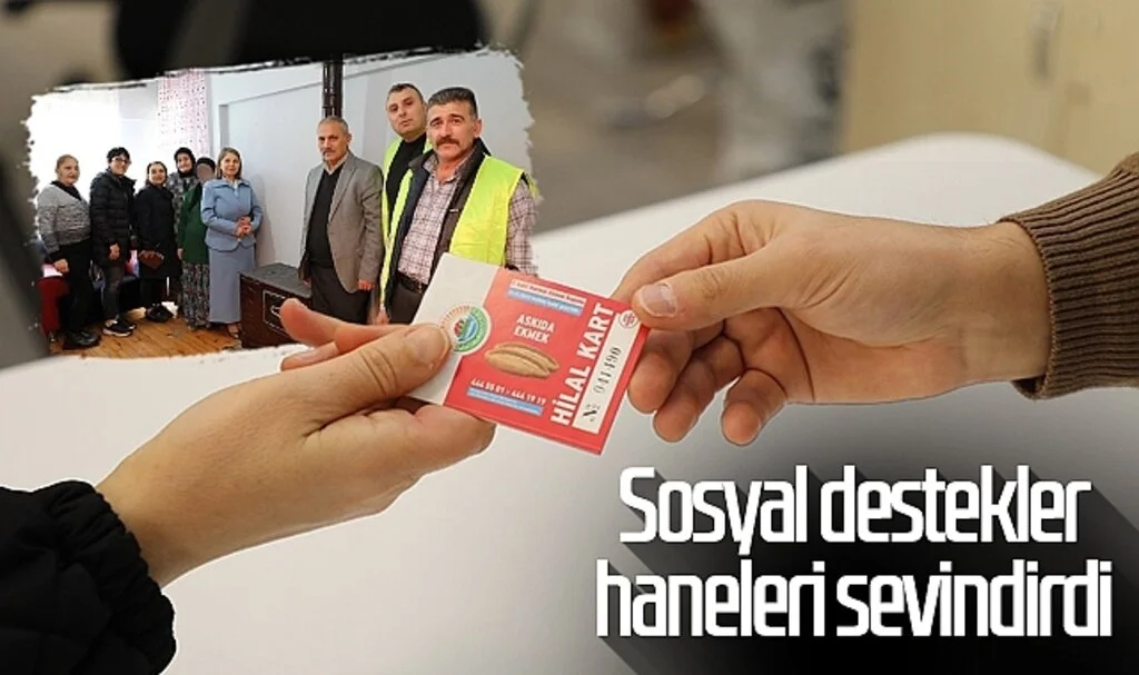 İlkadım Belediyesi'nce yapılan sosyal destekler haneleri sevindirdi