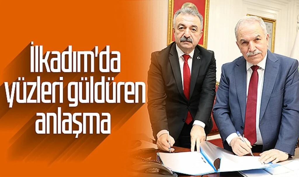 İlkadım'da yüzleri güldüren anlaşma 