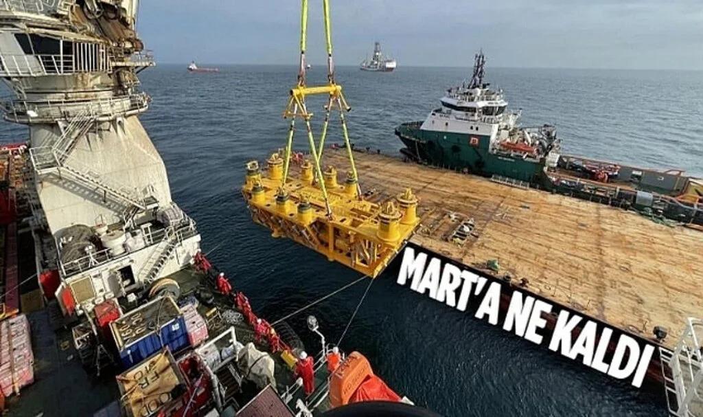 Karadeniz Gazını Dağıtacak İkinci Hazne de Denize İndirildi