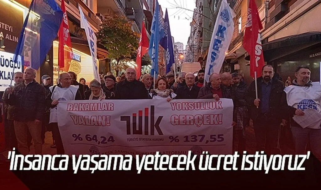 KESK: 'İnsanca yaşama yetecek ücret istiyoruz'