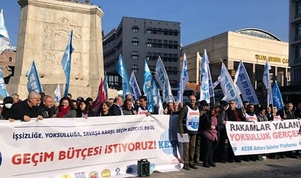 KESK’ten Zam Protestosu