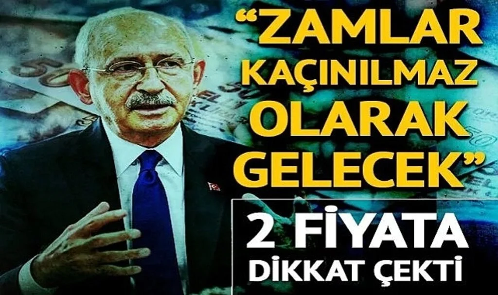Kılıçdaroğlu 2 Fiyatı İşaret Etti! 'Kredi' Açıklaması Dikkat Çekti... "O Zaman Zamlar Kaçınılmaz Olarak Gelecek"