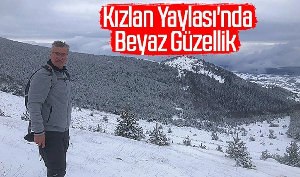 Kızlan Yaylası'nda  beyaz güzellik  