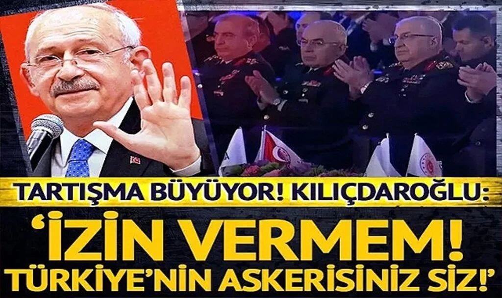 Komuta kademesinin ‘alkışı’ tartışma yarattı! Kılıçdaroğlu’ndan yeni açıklama: İzin vermem! Türkiye’nin askerisiniz siz!