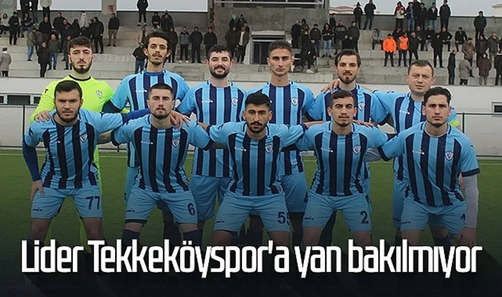 Lider Tekkeköyspor'a yan bakılmıyor