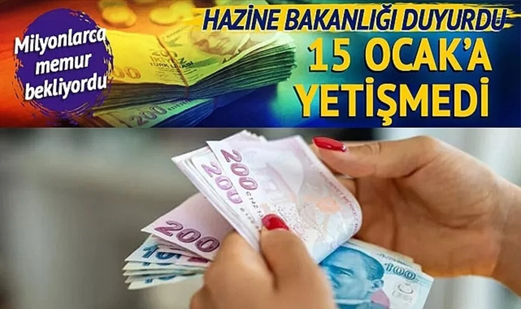 Memurun zamlı maaşı 15 Ocak'a yetişecek mi? Hazine Bakanlığı duyurdu: 2 parça halinde...