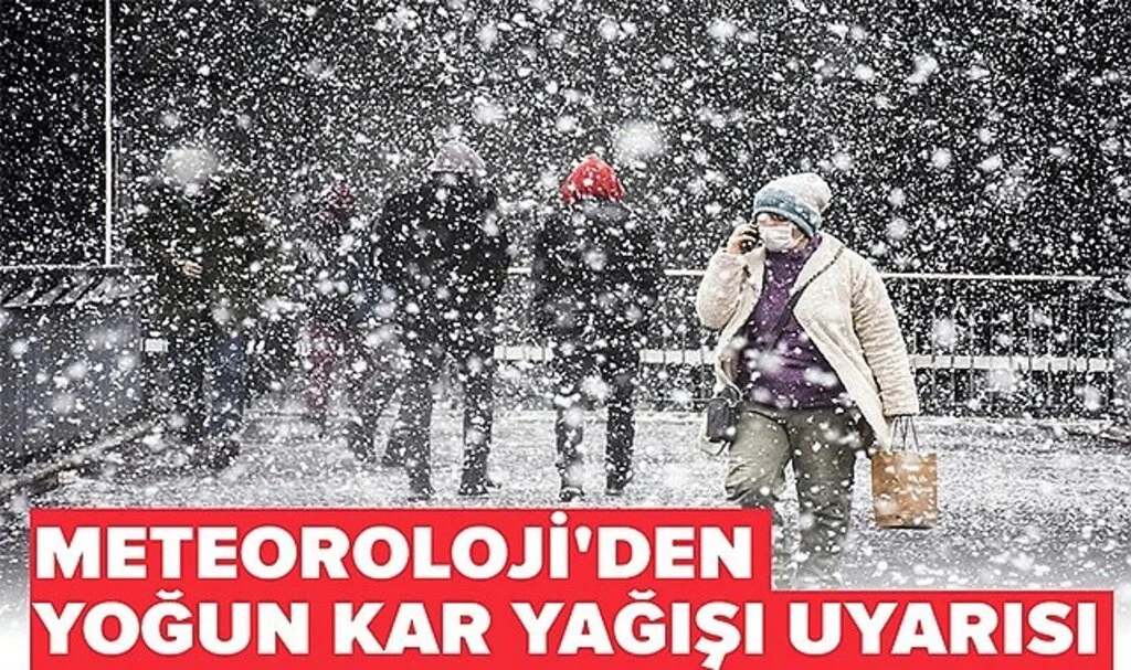 Meteoroloji'den 16 İl İçin Yoğun Kar Yağışı Uyarısı