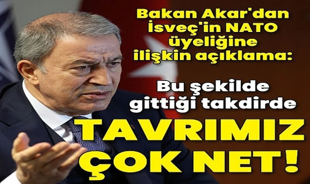 Milli Savunma Bakanı Akar’dan Önemli Açıklamalar