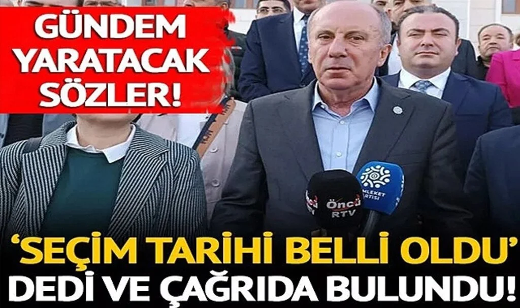 Muharrem İnce'den Millet İttifakı'na Kritik Çağrı! 