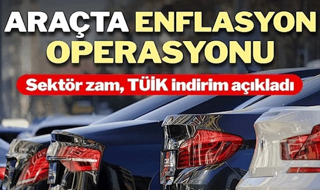 Otomobil Sektörü ‘Zam Yaptık’ Dedi, TÜİK Fiyat Düşüşü Açıkladı