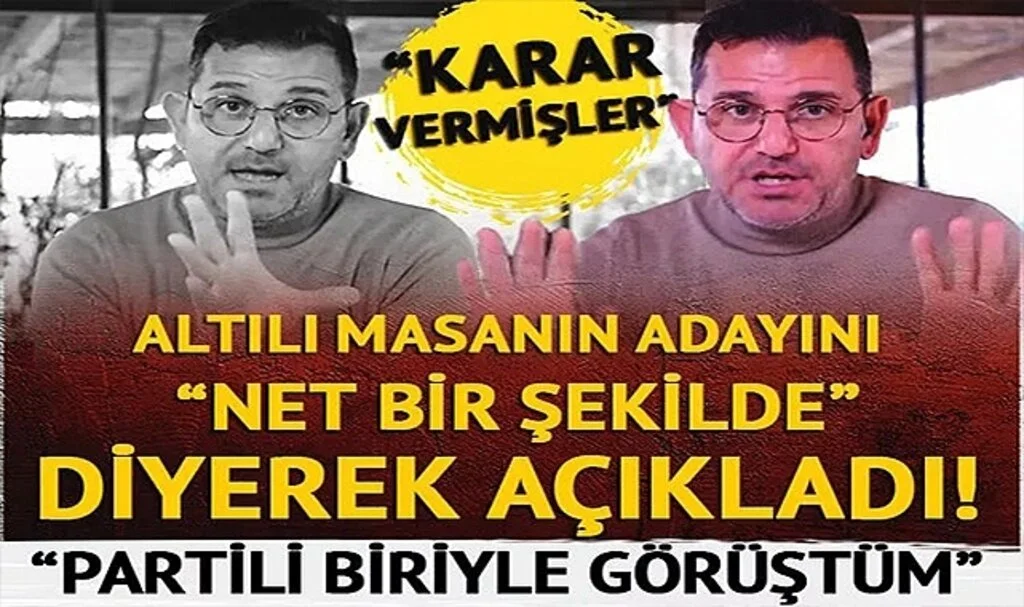'Partili isimle görüştüm' diyerek duyurdu: Fatih Portakal, altılı masanın adayını açıkladı! Gündeme damgasını vuracak iddia: "Tam mutabakat sağlandı"