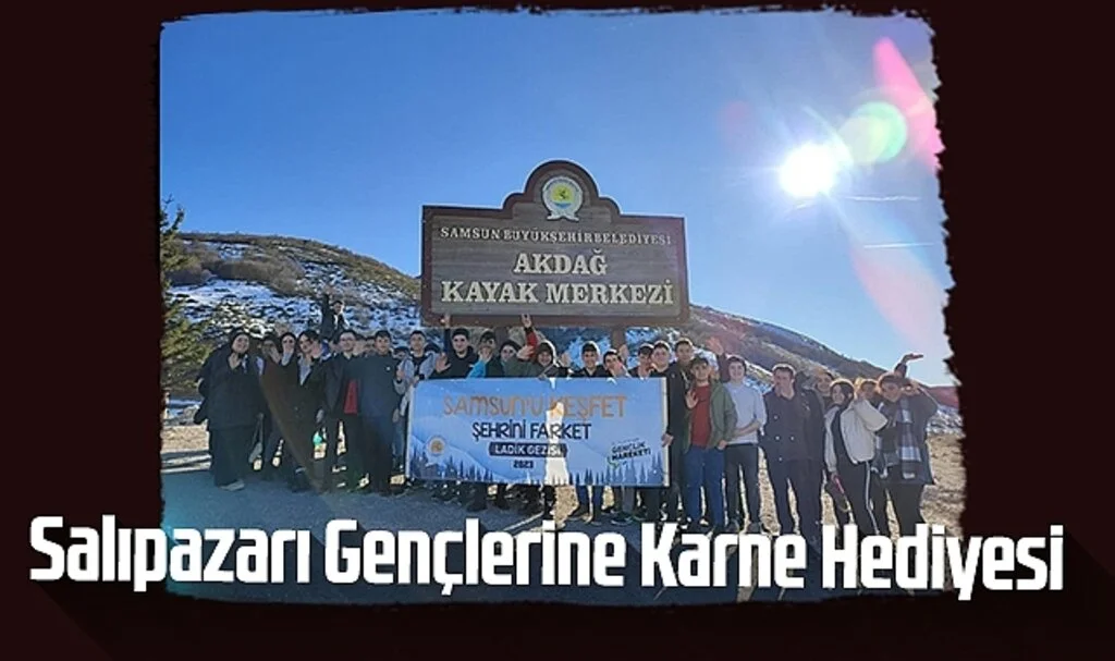 Salıpazarı Gençlerine Karne Hediyesi