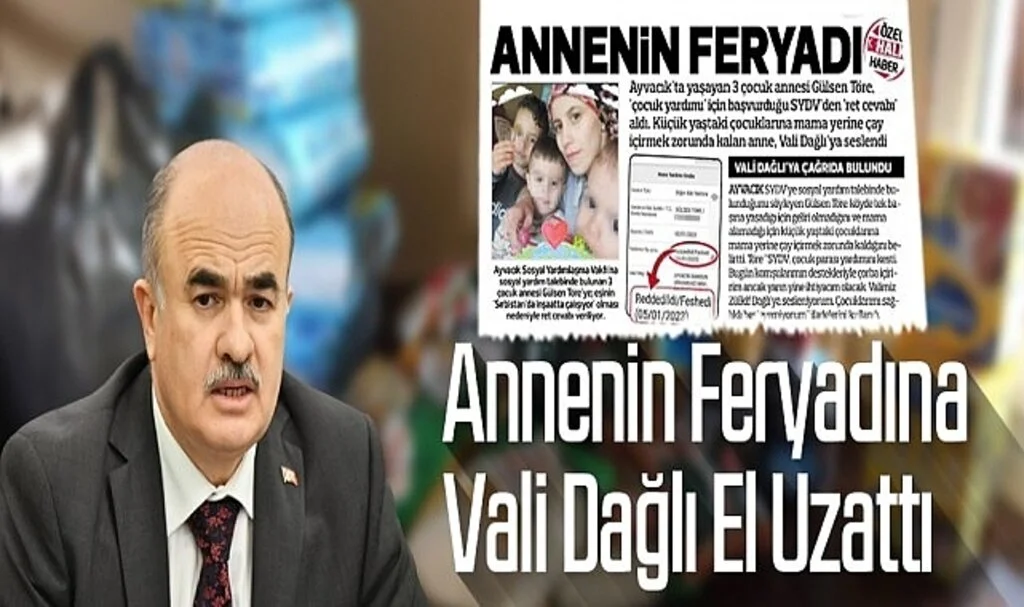 Samsun Ayvacık'ta Annenin Feryadına Vali Dağlı El Uzattı