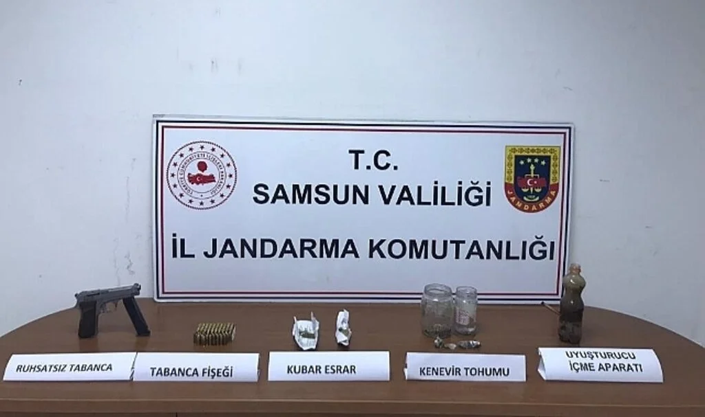 Samsun'da Jandarmadan Uyuşturucu Operasyonu