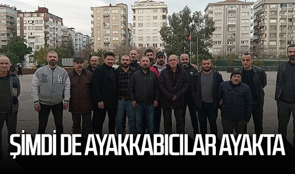 Samsun'da şimdi de ayakkabıcılar ayakta