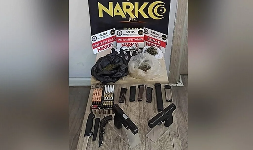 Samsun'da Uyuşturucu Operasyonunda 3 Zanlı Tutuklandı