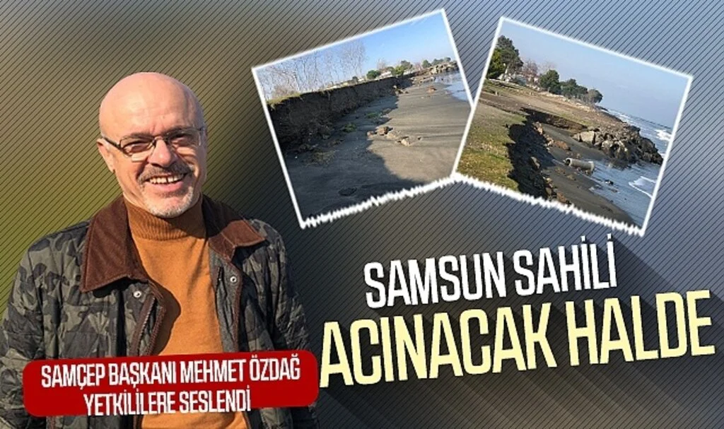 Samsun Sahili  Acınacak Halde 
