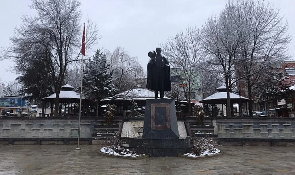 Samsun'un Asarcık İlçesinde Kar Yağışı Başladı 